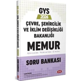 Çevre Şehircilik ve İklim Değişikliği Bakanlığı Memur GYS Soru Bankası - Data Yayınları