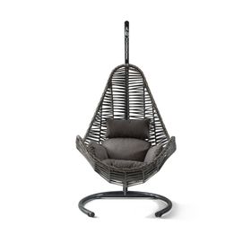 Cewi Zen Swing Kahve Rattan Kahve Oturumlu Salıncak