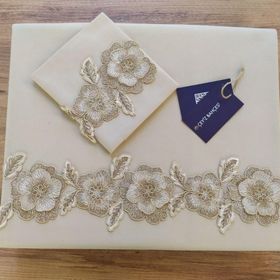Çeyiz Bahçesi 3 Boyutlu Gülşen Cappuccino Çift Kişilik Nevresim Takımı