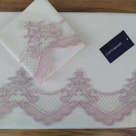 Çeyiz Bahçesi Asil 200x220 cm Krem Çift Kişilik Nevresim Takımı