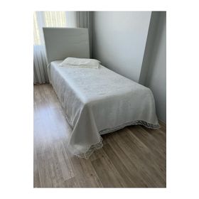 Çeyiz Bahçesi Brokar Tek Kişilik Yatak Örtüsü