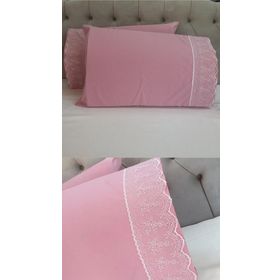 Çeyiz Bahçesi Halemre 50x70 cm Pudra Yastık Kılıfı