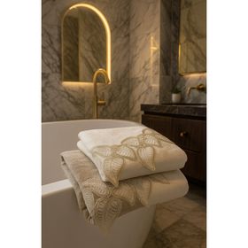 Çeyiz Bahçesi Leaf 2 Adet 50x90 cm Havlu Takımı