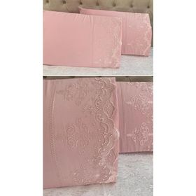 Çeyiz Bahçesi Mahidevran 2 Adet 50x70 cm Güpürlü Pudra Yastık Kılıfı