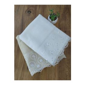 Çeyiz Bahçesi Nergis 2 Adet 50x90 cm Fransız Güpürlü Havlu Takımı