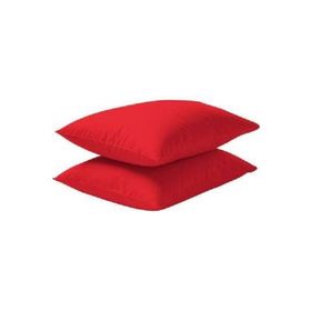 Çeyiz Bahçesi Super Ranforce 2 Adet 50x70 cm Kırmızı Yastık Kılıfı