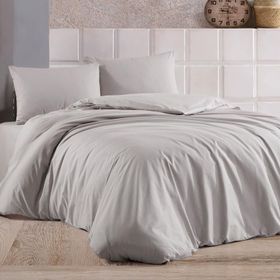 Çeyiz Diyarı Almond Gri Tek Kişilik Nevresim Takımı