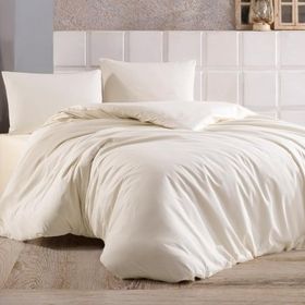 Çeyiz Diyarı Almond Krem Tek Kişilik Nevresim Takımı