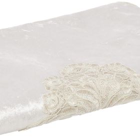 Çeyiz Diyarı CD161898 Kösem Kadife 5 Parça Krem Salon Takımı