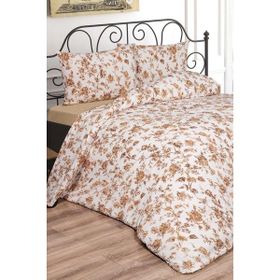 Çeyiz Diyarı Emma 200x220 cm Sarı Çift Kişilik Lastikli Çarşaflı Nevresim Takımı