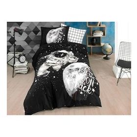 Çeyiz Diyarı Galaxy Siyah Tek Kişilik Nevresim Takımı