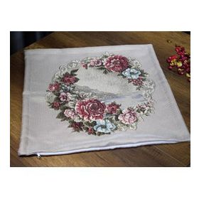 Çeyiz Diyarı Goblen 2 Adet 60x60 cm Çiçekli Kırlent Kılıfı