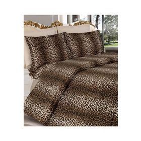 Çeyiz Diyarı Leopar Çift Kişilik Yatak Örtüsü