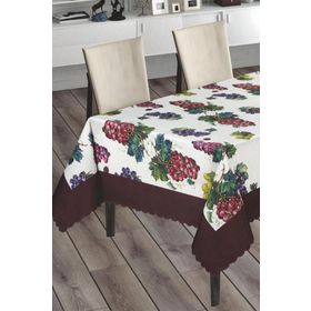 Çeyiz Diyarı Punnet 140 cm Mutfak ve Bahçe Yuvarlak Masa Örtüsü