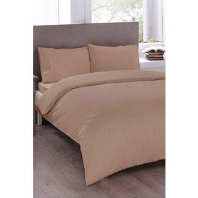 Çeyiz Diyarı Pure Cappucino Çift Kişilik Nevresim Set