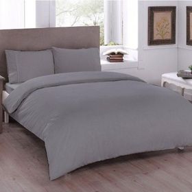 Çeyiz Diyarı Pure Gri Çift Kişilik Nevresim Takımı