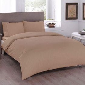Çeyiz Diyarı Pure Lite Cappucino Çift Kişilik Nevresim Seti