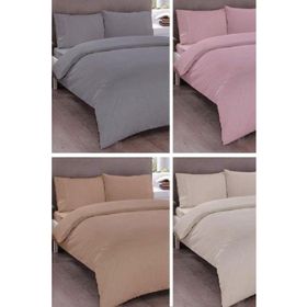 Çeyiz Diyarı Pure Lite Cappucino Çift Kişilik Nevresim Seti