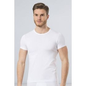 Ceyizalisverisi Beyaz XL Türen Erkek Likralı T-Shirt