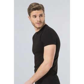 Ceyizalisverisi Siyah M Türen Erkek Likralı T-Shirt