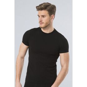 Ceyizalisverisi Siyah XL Türen Erkek Likralı T-Shirt
