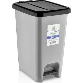 Ceymop 30 lt Gri Pedallı Çöp Kovası