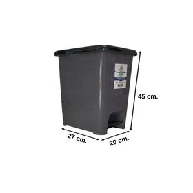 Ceymop Slim Pedallı Renkli 30 lt Çöp Kovası