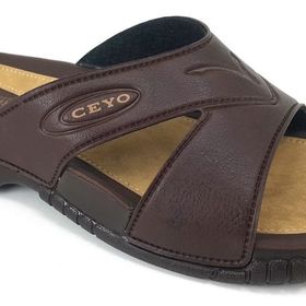 Ceyo 3200-1 Kahve Erkek Terlik