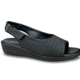 Ceyo 9863-39 Siyah Kadın Sandalet