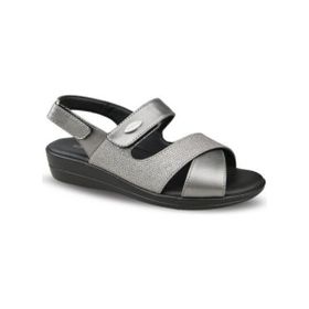 Ceyo 9863-42 Platin Kadın Sandalet