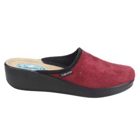 Ceyo 9932 Z Comfort Ön Kapali Bordo Kadın Terlik