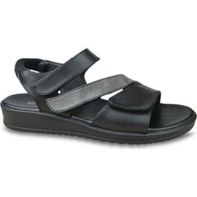 Ceyo 9984-6 Siyah Kadın Sandalet