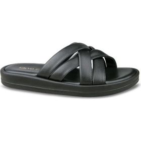 Ceyo 9986 Siyah Kadın Memory Foam Hafızalı Anatomik Terlik