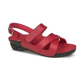 Ceyo Venedik-8 Kırmızı Anatomik Kadın Sandalet