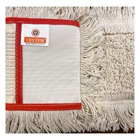 Ceytem Kırmızı Biyeli 50 cm Zincir Dikiş Nemli Mop