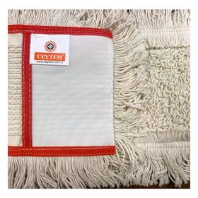 Ceytem Kırmızı Biyeli 50x50 cm Zincir Dikiş Nemli Mop