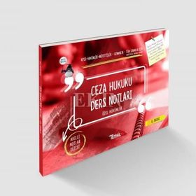Ceza Hukuku Ders Notları Özel Hükümler - Kolektif