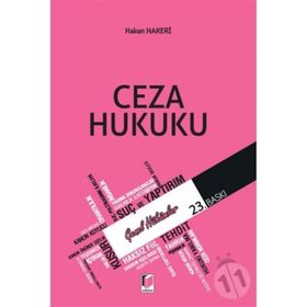 CEZA HUKUKU GENEL HÜKÜMLER - HAKAN HAKERI