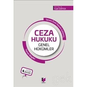 CEZA HUKUKU GENEL HÜKÜMLER - TIMUR DEMİRBAŞ (ISBN:9789750221118)