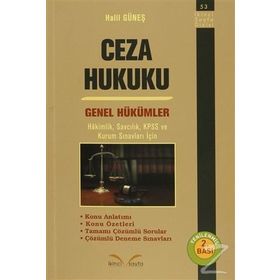 CEZA HUKUKU GENEL HÜKÜMLER - TIMUR DEMİRBAŞ (ISBN:9789750221118)
