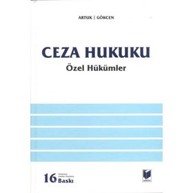 Ceza Hukuku Özel Hükümler - Halil Güneş