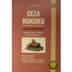 Ceza Hukuku Özel Hükümler - Halil Güneş