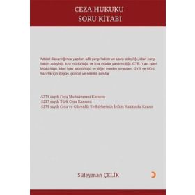 Ceza Hukuku Soru Kitabı - Cinius Yayınları