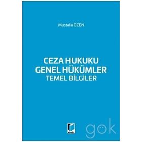 CEZA HUKUKU TEMEL BILGILER GENEL HÜKÜMLER - HAKAN HAKERI (ISBN:9789750222085)