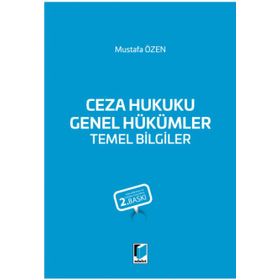 CEZA HUKUKU TEMEL BILGILER GENEL HÜKÜMLER - HAKAN HAKERI (ISBN:9789750222085)