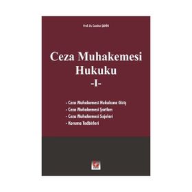 Ceza Muhakemesi Hukuku I - Cumhur Şahin