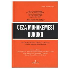 CEZA MUHAKEMESI HUKUKU - VELI ÖZER ÖZBEK