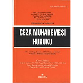 CEZA MUHAKEMESI HUKUKU - VELI ÖZER ÖZBEK