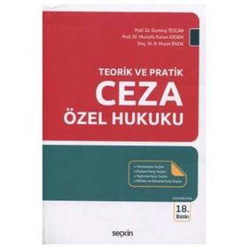 Ceza Özel Hukuku - Durmuş Tezcan Rıfat Murat Önok Mustafa Ruhan Erdem