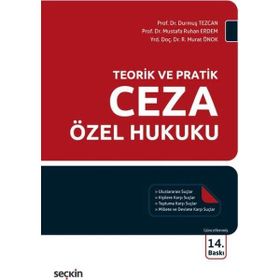 Ceza Özel Hukuku - Durmuş Tezcan Rıfat Murat Önok Mustafa Ruhan Erdem